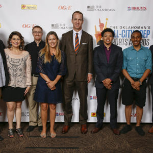 during The Oklahoman's 2017 All-City Prep Sports Awards  at the Cox Convention Center in Oklahoma City, Thursday, June 15, 2017. Photo by Nate Billings, The Oklahoman